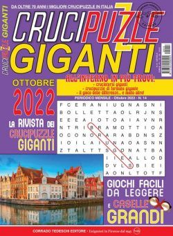 Crucipuzzle Giganti – 15 settembre 2022