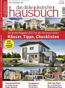Das dicke deutsche Hausbuch – Nr 1 2022