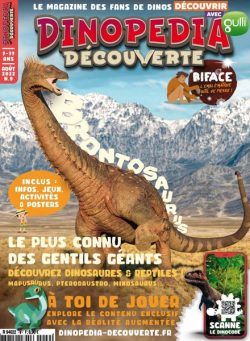 Dinopedia Decouverte – Aout 2022