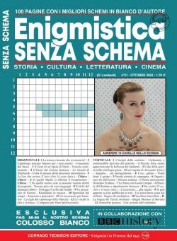 Enigmistica Senza Schema – ottobre 2022