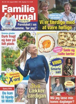 Familie Journal – 22 august 2022