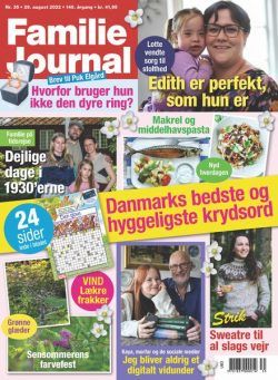 Familie Journal – 29 august 2022