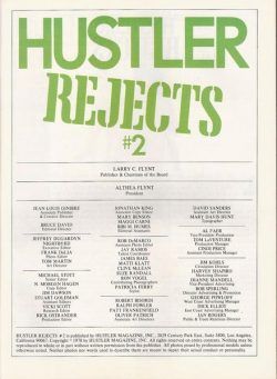 Hustler Rejects – Volume 02 1978