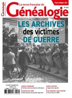 La Revue francaise de Genealogie – Octobre-Novembre 2022