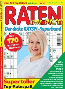 Raten mit Pfiff! – August 2022