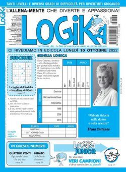 Settimana Logika – 09 settembre 2022
