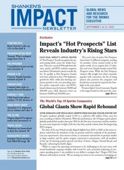 Shanken’s Impact Newsletter – September 01 2022
