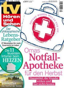 TV Horen und Sehen – 23 September 2022