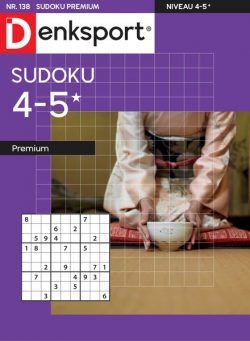 Denksport Sudoku 4-5 premium – 29 september 2022