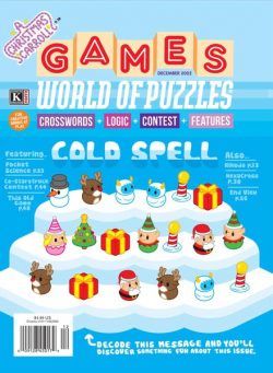 Games World of Puzzles – December 2022