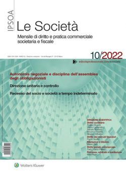 Le Societa – Ottobre 2022