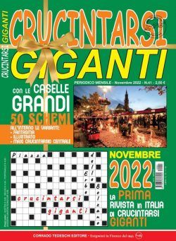 Crucintarsi Giganti – 10 novembre 2022
