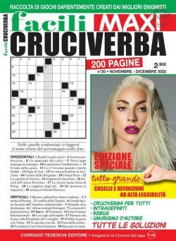 Facili Cruciverba – dicembre 2022