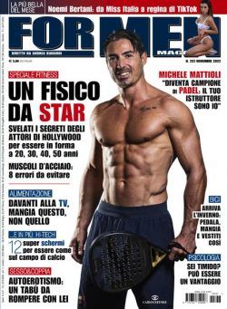 For Men Magazine – Novembre 2022