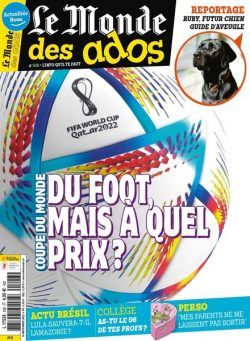Le Monde des Ados – 16 novembre 2022