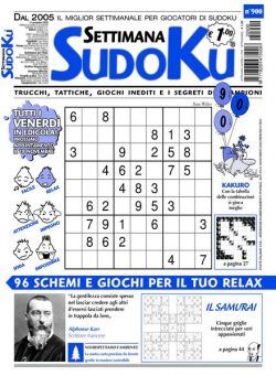 Settimana Sudoku – 09 novembre 2022