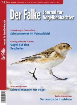 Der Falke Journal fur Vogelbeobachter – Dezember 2022