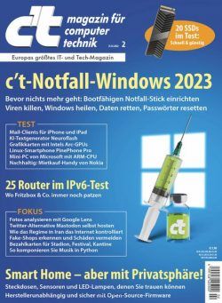 c’t Magazin fur Computertechnik – N 02 2023