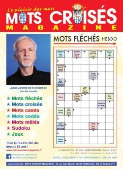 Mots Croises Magazine – 12 janvier 2023