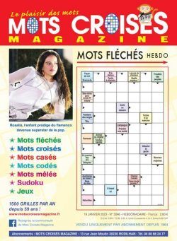 Mots Croises Magazine – 19 janvier 2023
