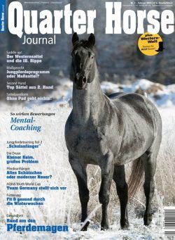Quarter Horse Journal – Januar 2023