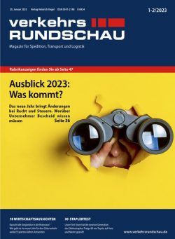 VerkehrsRundschau – Januar 2023