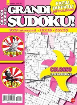Grandi Sudoku – febbraio 2023