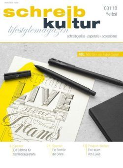 Schreibkultur – August 2018