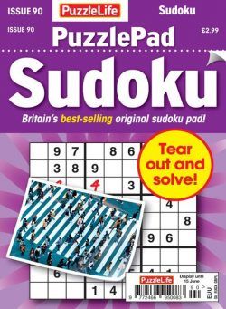 PuzzleLife PuzzlePad Sudoku – 18 May 2023