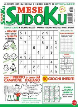Settimana Sudoku Mese – 12 maggio 2023