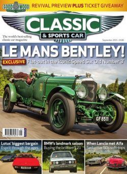 Classic & Sports Car – August 2015