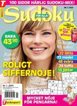 Sudoku for alla – 15 juni 2023