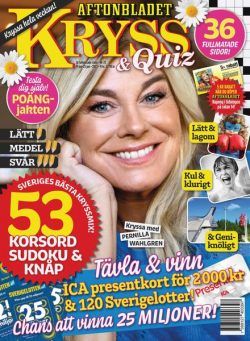 Kryss & Quiz Inga nya utgavor – 19 juni 2023