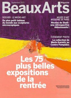 Beaux Arts – Septembre 2023