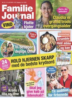 Familie Journal – Uge 31 – 31 Juli 2023