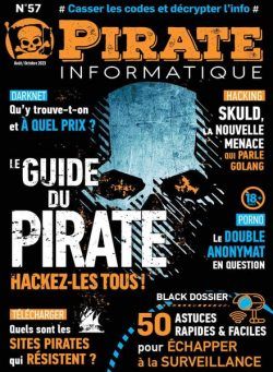 Pirate Informatique – Aout-Octobre 2023