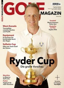 Golf Magazin – Oktober 2023