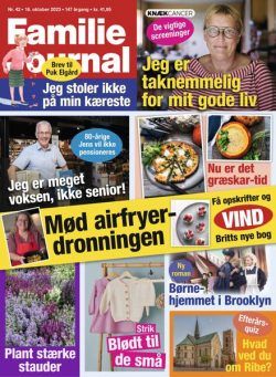 Familie Journal – 16 Oktober 2023