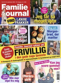 Familie Journal – 25 September 2023