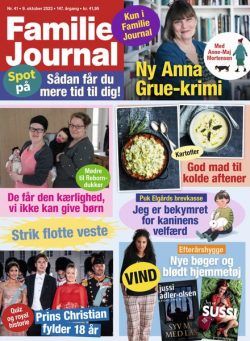 Familie Journal – 9 Oktober 2023