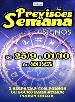 Previsoes da Semana – 25 Setembro 2023