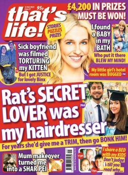 that’s life! UK – 12 October 2023