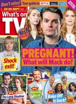 What’s on TV – 23 September 2023