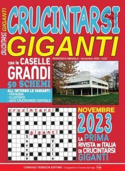 Crucintarsi Giganti – Novembre 2023