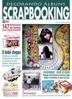 Decorando albuns Scrapbooking – Outubro 2023