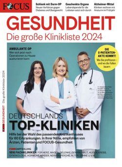 Focus Gesundheit – November 2023