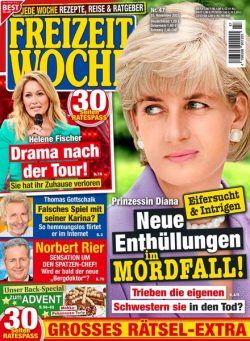 Freizeitwoche – 15 November 2023