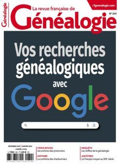 La Revue francaise de Genealogie – Decembre 2023 – Janvier 2024