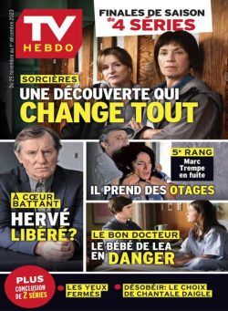 TV Hebdo – 25 Novembre 2023