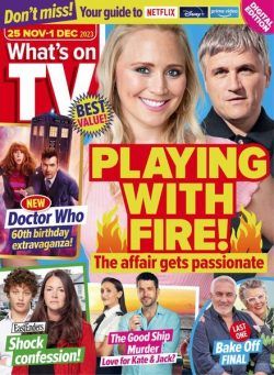 What’s on TV – 25 November 2023